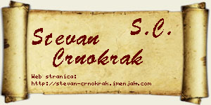 Stevan Crnokrak vizit kartica